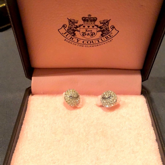 Juicy Couture Jewelry - Juicy Couture Diamond Earrings